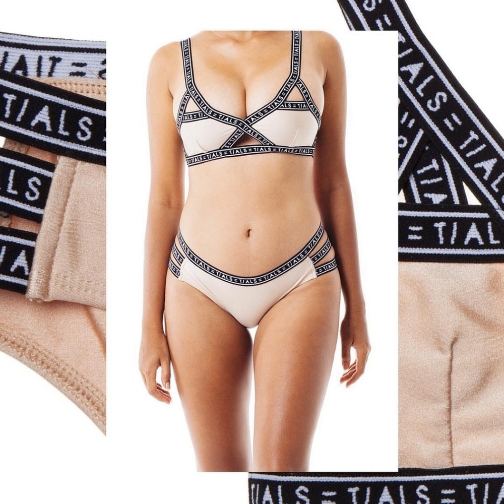 #TIALS Mynks Logo Bikini Top w/adjustable straps
